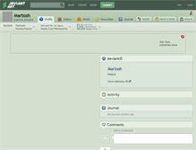 Tablet Screenshot of martosh.deviantart.com