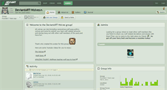 Desktop Screenshot of deviantart-wolves.deviantart.com