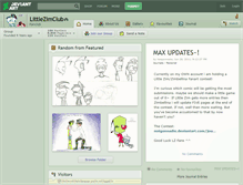Tablet Screenshot of littlezimclub.deviantart.com