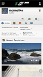 Mobile Screenshot of mormelike.deviantart.com