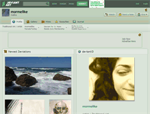 Tablet Screenshot of mormelike.deviantart.com