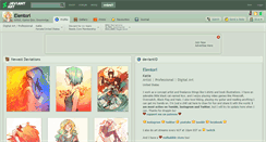 Desktop Screenshot of elentori.deviantart.com