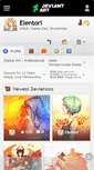 Mobile Screenshot of elentori.deviantart.com