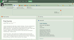 Desktop Screenshot of lady-celestius.deviantart.com
