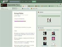 Tablet Screenshot of majorasmask-fans.deviantart.com