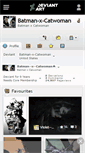 Mobile Screenshot of batman-x-catwoman.deviantart.com