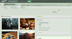 Desktop Screenshot of cherry-pie-filling.deviantart.com