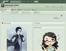 Tablet Screenshot of hallucination-walker.deviantart.com