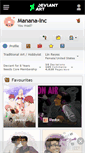 Mobile Screenshot of manana-inc.deviantart.com