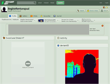Tablet Screenshot of begbierentonspud.deviantart.com