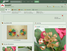 Tablet Screenshot of leona007.deviantart.com