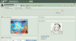 Desktop Screenshot of candyheartblade.deviantart.com
