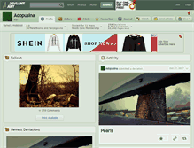 Tablet Screenshot of adopusina.deviantart.com