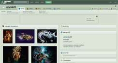 Desktop Screenshot of amanda38.deviantart.com