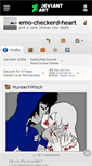 Mobile Screenshot of emo-checkerd-heart.deviantart.com