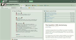 Desktop Screenshot of aoi-gazettelovers.deviantart.com