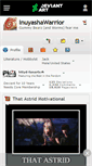 Mobile Screenshot of inuyashawarrior.deviantart.com