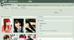 Desktop Screenshot of kelly93rules.deviantart.com