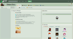 Desktop Screenshot of platypus-fans.deviantart.com