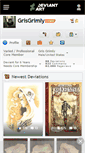 Mobile Screenshot of grisgrimly.deviantart.com