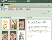 Tablet Screenshot of grisgrimly.deviantart.com