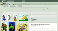 Desktop Screenshot of gr8fzy1.deviantart.com