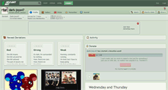 Desktop Screenshot of dark-joys47.deviantart.com