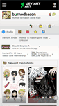 Mobile Screenshot of burnedbacon.deviantart.com