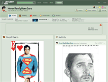 Tablet Screenshot of neverreallybeensure.deviantart.com