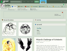 Tablet Screenshot of ca-cha.deviantart.com