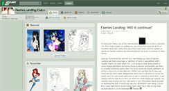 Desktop Screenshot of faeries-landing-club.deviantart.com