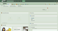 Desktop Screenshot of footlick.deviantart.com