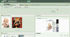 Desktop Screenshot of amebapigg.deviantart.com