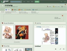 Tablet Screenshot of amebapigg.deviantart.com