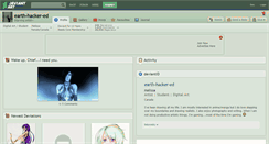 Desktop Screenshot of earth-hacker-ed.deviantart.com