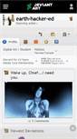 Mobile Screenshot of earth-hacker-ed.deviantart.com