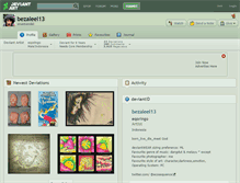 Tablet Screenshot of bezaleel13.deviantart.com