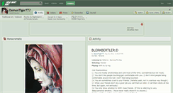 Desktop Screenshot of demontiger777.deviantart.com