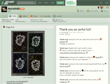 Tablet Screenshot of morloth88.deviantart.com