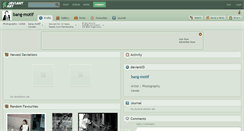 Desktop Screenshot of bang-motif.deviantart.com