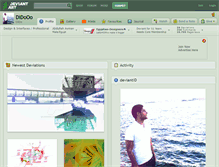 Tablet Screenshot of didooo.deviantart.com