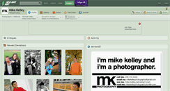 Desktop Screenshot of mike-kelley.deviantart.com
