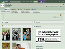 Tablet Screenshot of mike-kelley.deviantart.com