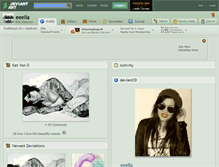 Tablet Screenshot of eeella.deviantart.com