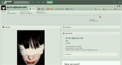 Desktop Screenshot of devils-nightmare-666.deviantart.com