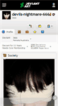 Mobile Screenshot of devils-nightmare-666.deviantart.com