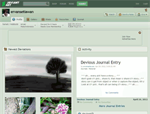 Tablet Screenshot of ervansetiawan.deviantart.com