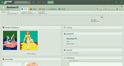 Desktop Screenshot of blackbaer99.deviantart.com