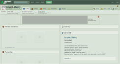 Desktop Screenshot of lil-pink-cherry.deviantart.com