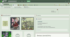 Desktop Screenshot of nekokelly.deviantart.com